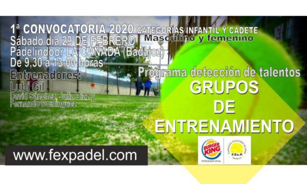 1ª CONCENTRACIÓN DE MENORES EXTREMADURA 2020