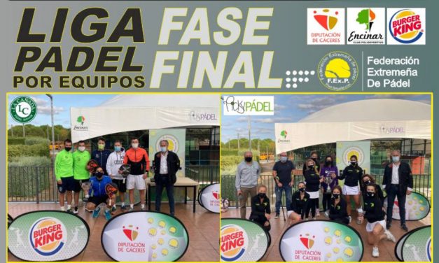 CLAUSURADA LA LIGA FEXPADEL POR EQUIPOS 2020