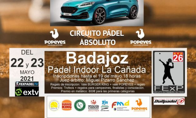 3ª PRUEBA CIRCUITO POPEYES ABSOLUTO EN BADAJOZ 2021