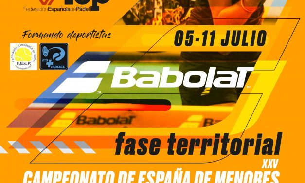 FASE PREVIA CAMPEONATO DE ESPAÑA DE PÁDEL DE MENORES 2021