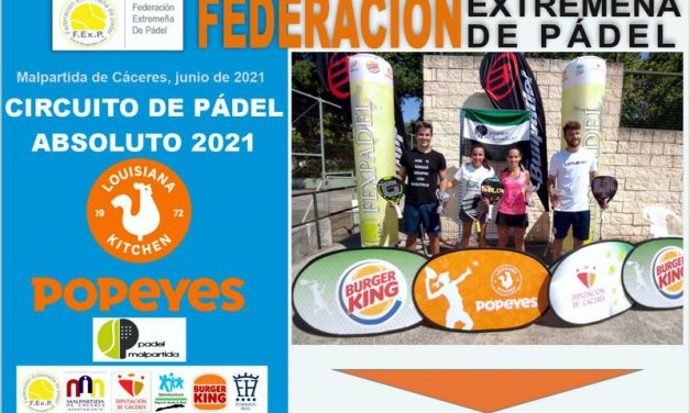 FINALIZÓ CON ÉXITO LA 4ª PRUEBA DEL CIRCUITO ABSOLUTO POPEYES EN MALPARTIDA DE CÁCERES 2021
