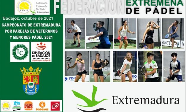 CLAUSURA DE LOS CAMPEONATOS DE EXTREMADURA POR PAREJAS DE VETERANOS Y MENORES 2021