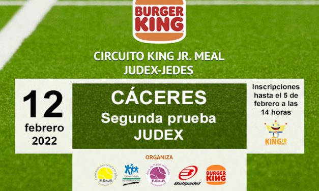 2ª PRUEBA CIRCUITO KING JR. MEAL JUDEX EN CÁCERES 2022