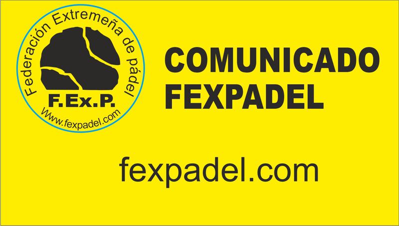 COMUNICADO FEXPADEL