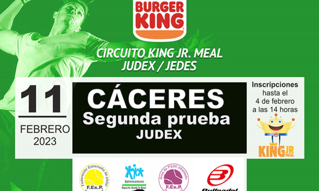 2ª PRUEBA CIRCUITO KING JR. MEAL JUDEX EN CÁCERES 2023