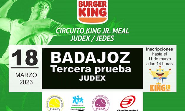 3ª PRUEBA CIRCUITO KING JR. MEAL JUDEX EN BADAJOZ 2023