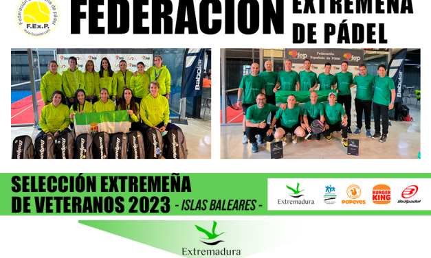 FINALIZÓ UNA NUEVA EDICIÓN DE LOS CAMPEONATOS DE ESPAÑA POR SELECCIONES AUTONÓMICAS DE PÁDEL VETERANOS 2023