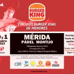 5ª PRUEBA CIRCUITO BURGER KING DE MENORES EN MÉRIDA 2023
