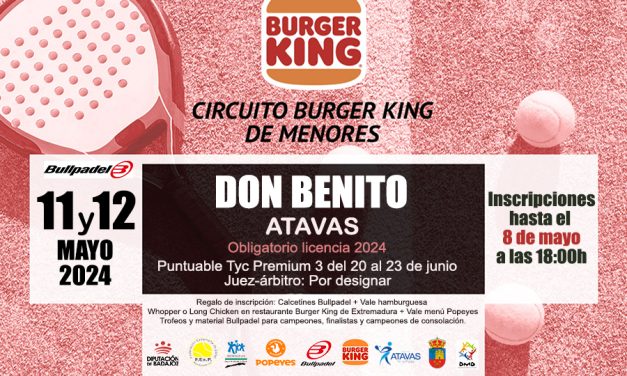 3ª PRUEBA CIRCUITO BURGER KING DE MENORES EN DON BENITO 2024