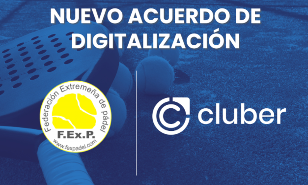 Gran Smash Digital: La Federación Extremeña de Pádel y Cluber unen fuerzas para impulsar la digitalización de los Clubes de Pádel en Extremadura
