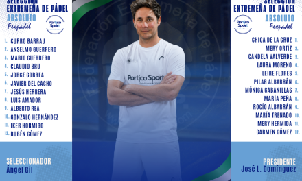 SELECCIÓN EXTREMEÑA DE PÁDEL ABSOLUTO 2026