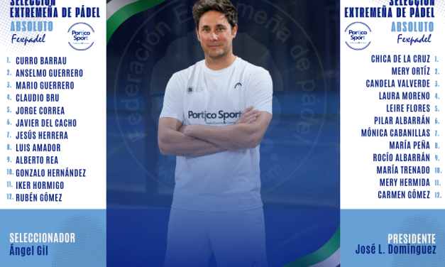 SELECCIÓN EXTREMEÑA DE PÁDEL ABSOLUTO 2026