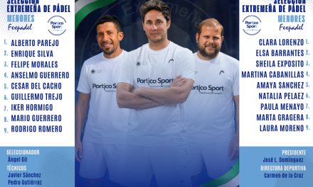 SELECCIÓN EXTREMEÑA DE PÁDEL MENORES 2026