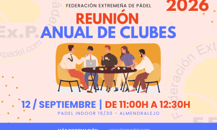 REUNIÓN DE CLUBES FEDERADOS 2026