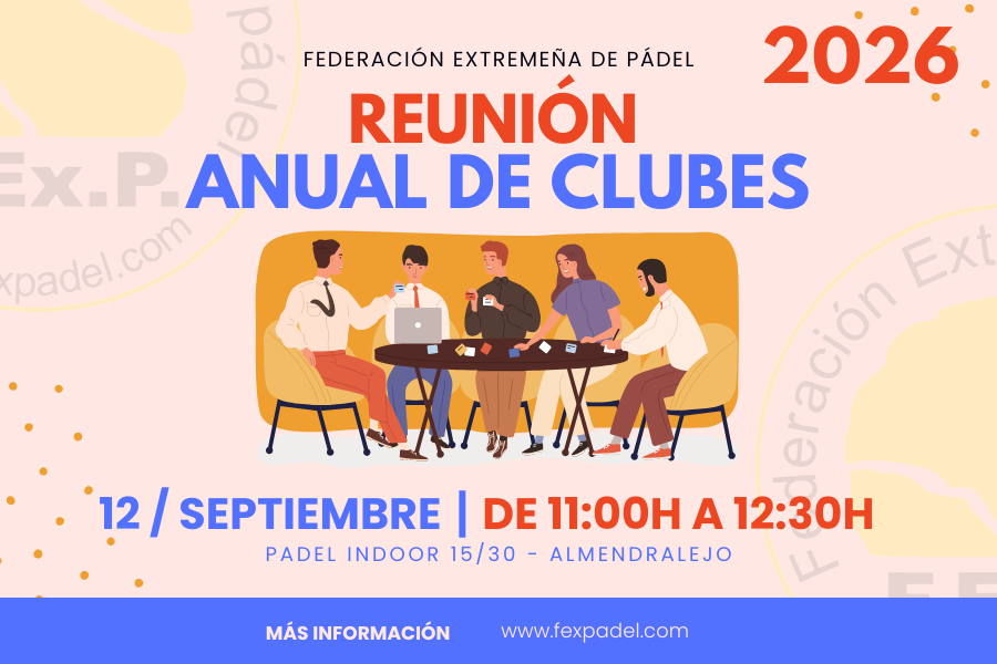 REUNIÓN DE CLUBES FEDERADOS 2026